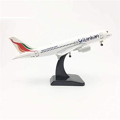 DBJETS Srilankan Airlines Airbus A320 18.5 CM Diecast Metal Aircraft ...