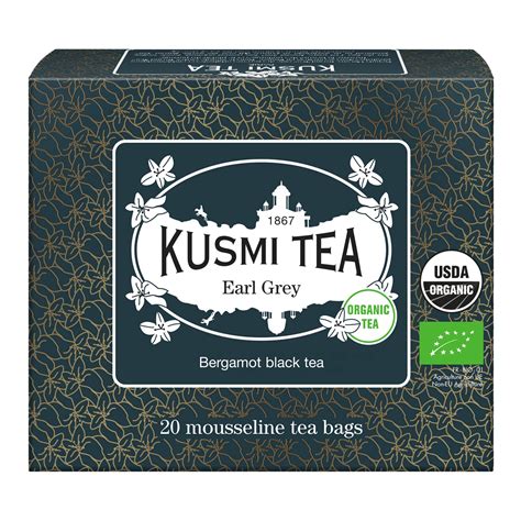 Buy Kusmi Tea Earl Grey - 20 Muslin Tea Bags - Earl Grey Black Tea ...