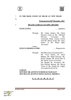 HINDU JOINT FAMILY: Legal Framework and Key Concepts (Course Code: HIND ...