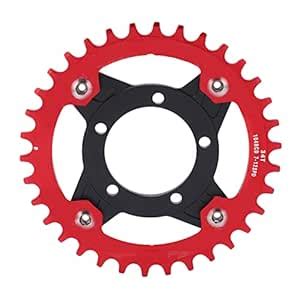 Bike Chainring, 104 BCD 32T Chainring and Conversion Base Set Fits 7, 8 ...
