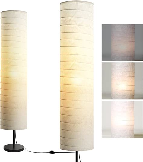 IKEA Vidja Standing Floor Lamp And 6 Bulbs; Round White - Amazon.com