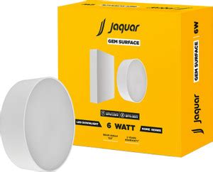 Jaquar 6W LED Gem Trim Less Round Surface Mount Down Light Warm Light ...