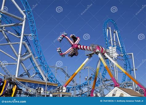 Aumsement Rides on the Ocean City Boardwalk Editorial Photo - Image of ...