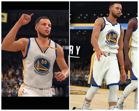 Steph Curry Comparison: NBA Live 18 vs NBA 2k18 : r/NBAlive