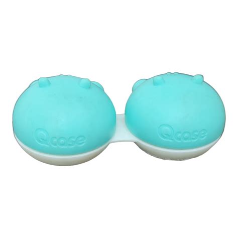 Aqua Hippo Contact Lens Case – SoftTouchLenses