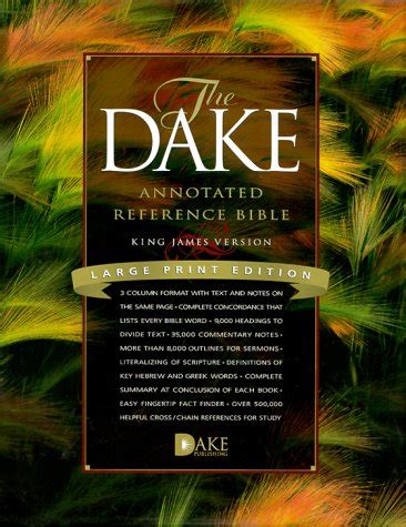 Dake Annotated Reference Bible-KJV-Large Print – CHRISTIAN STORE INDIA