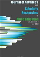 Vol. 15 No. 3 (2018): Journal of Advances and Scholarly Researches in ...