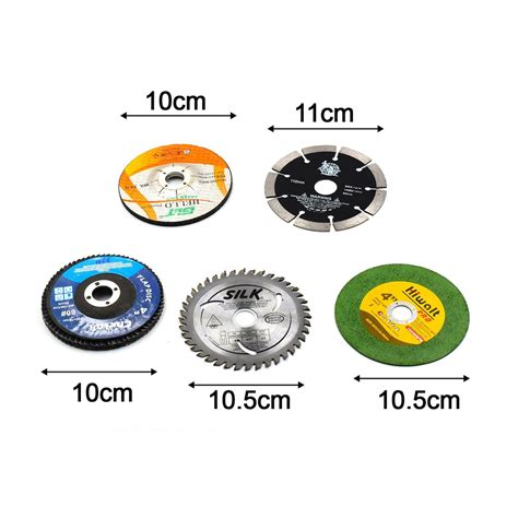 Generic: 5pcs Grinding Wheel Cutter Set For Metal/Wood/Marble