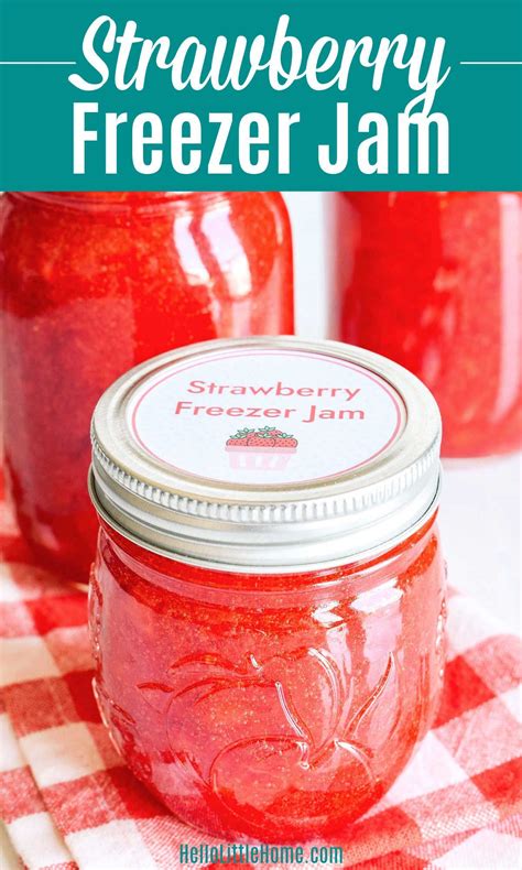 Easy Strawberry Freezer Jam Recipe