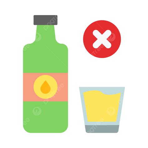 No Alcohol, Alcohol, No Alcohol Sign, Disinfect PNG and Vector with ...