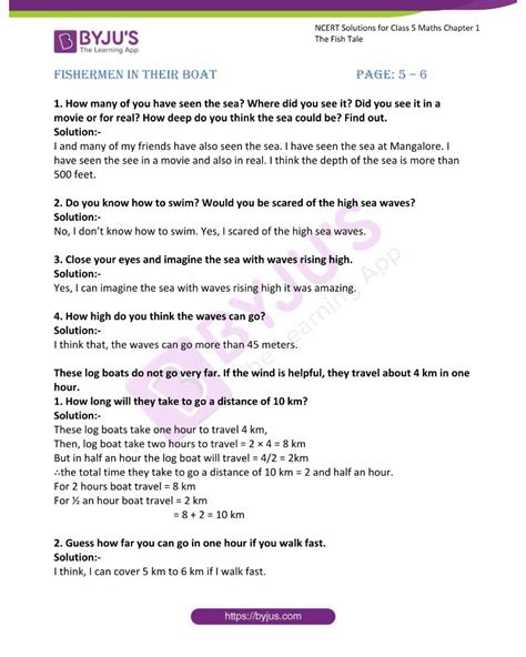 Image result for Class 5th CBSE Math the Fish Tale Chapter 1