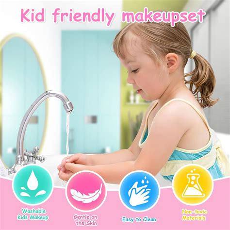 Bloranda 53 Pcs Kids Makeup Kit for Girl, Real India | Ubuy