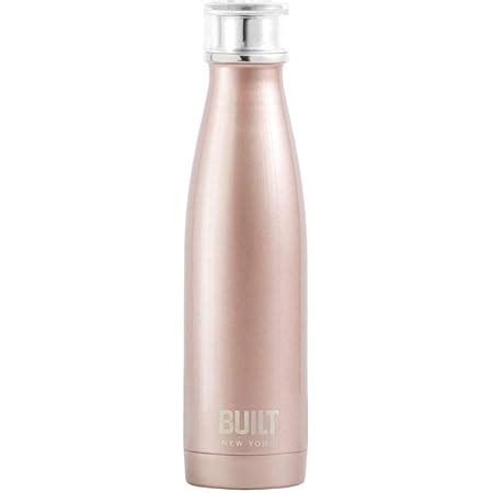 BUILT Perfect Seal Double Wall Stainless Steel Water Bottle, 17-Ounce ...