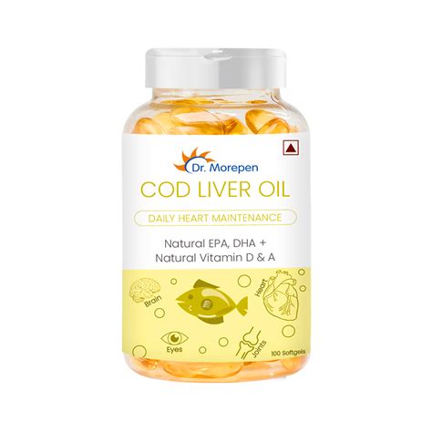 Dr Morepen Cod Liver (100 softgels) - Cureka - Online Health Care ...