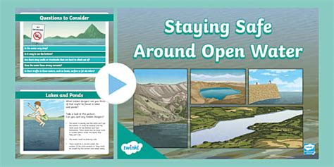 Staying Safe Around Open Water PowerPoint - KS2 - Twinkl