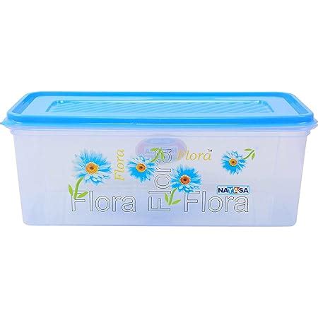 Nayasa Flora Plastic 4 L Bread Storage Box for Fridge | Bread Container ...