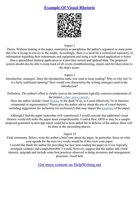 Image result for Visual Text Essay Examples