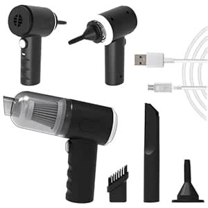 3 in 1 Portable Vacuum Cleaner Duster Blower Air Pump Wireless Car ...