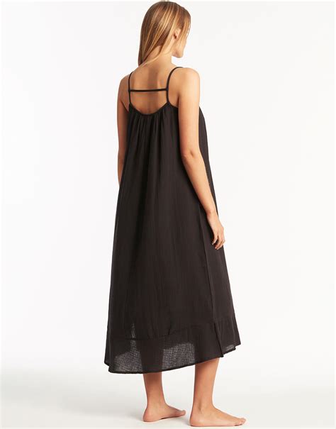 Sunset Sun Dress - Black