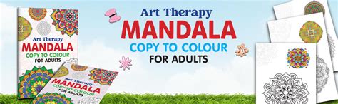 Buy Stress Relief, Art Therapy, Refreshing - Mandala Copy to Colour for ...