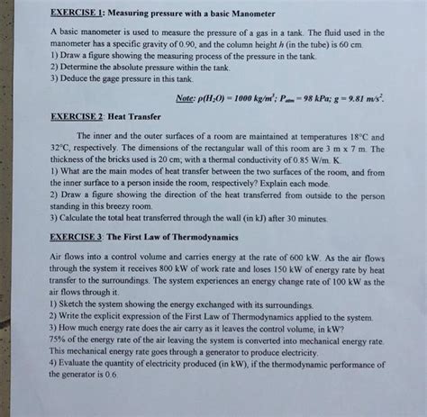 Image result for Hydrostatics Manometer Practice Problems