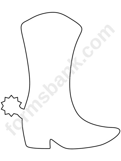Printable Cowboy Boot Pattern 的图像结果