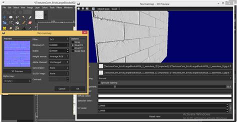GIMP Normal Map Plugin 的图像结果