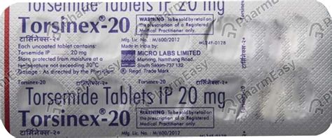 Torsinex 20 MG Tablet (10): Uses, Side Effects, Price & Dosage | PharmEasy