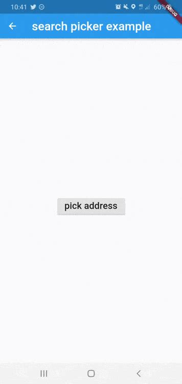 OpenStreetMap in Flutter 的图像结果