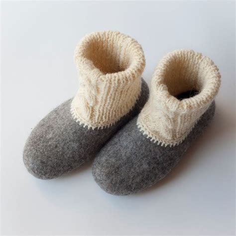 Felted Wool Slippers Pattern 的图像结果