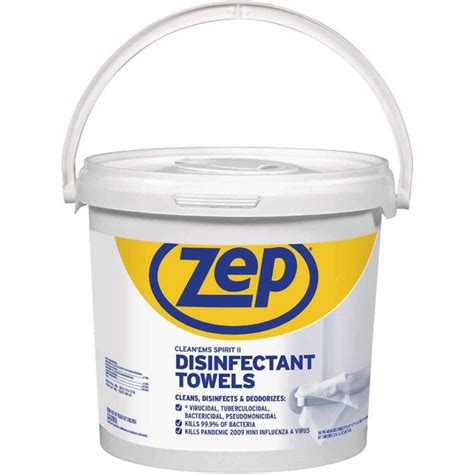 Zep 300-Count Fresh Disinfectant Wipes All-Purpose Cleaner (300-Pack ...