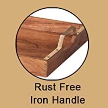 Nestroots Wooden Cutlery Holder Spoon Stand and wooden Serving Tray ...