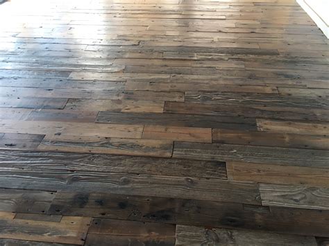 Reclaimed Heart Pine Plank Flooring Sealing & Finishing - St. Augustine, FL