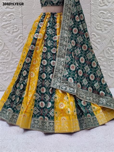 KcPc New Graceful Upada Silk Banarasi Style Lehenga Perfect for Tradit ...