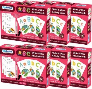 Eduketive ABC Letters (Pack of 6) Write & Wipe Reusable Activity ...