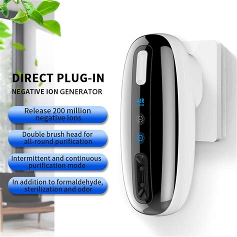 Buy Mini Negative Ion Generator for Home Bedrooms, Filterless Ionizer ...