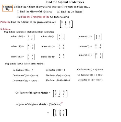 Image result for Adjoint Matrix Properties