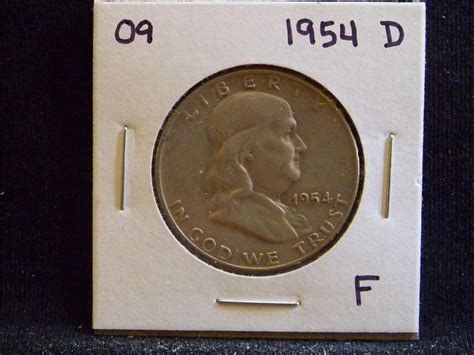 1954 D Franklin Half Dollar - For Sale, Buy Now Online - Item #393921