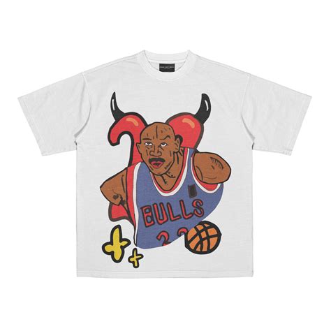 FakeButReal Bootleg Michel Jordan White T-Shirt – 10 Hills Studio