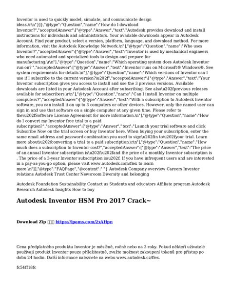 Fillable Online Inventor is used to quickly model, simulate, and ...