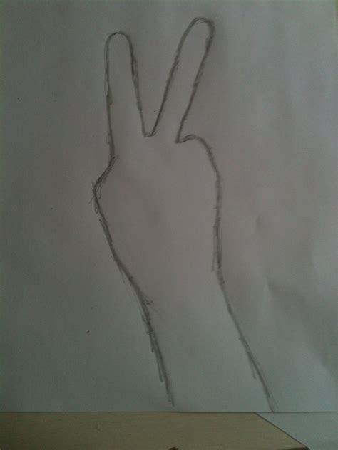 Image result for Peace Sign Drawing Tutorial