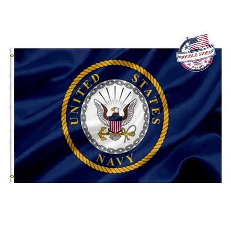 Mosprovie Navy Emblem Military Flag 3x5 Outdoor Double Sided- Heavy ...