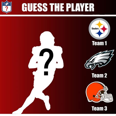 NFL GUESS THE PLAYER | Who is this player? Drop a guess below in the ...