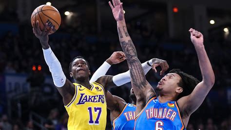 Oklahoma City Thunder v Los Angeles Lakers Background