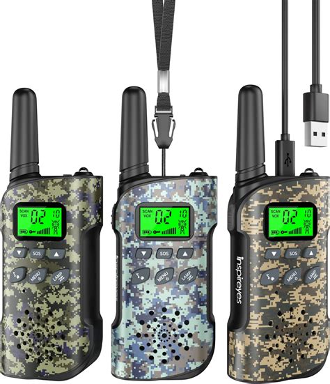 Amazon.com: Walkie Talkies for Adults Long Range 3 Pack,Rechargeable 22 ...