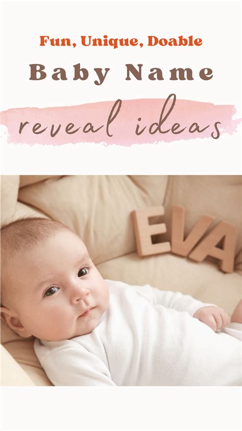 125+ Baby Name Reveal Ideas (Cute, Sweet, Unique!) - Pribbles
