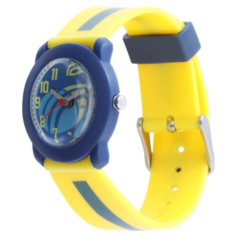 Buy Online Zoop Analog Watch with Blue Dial & Yellow Strap for Boys ...