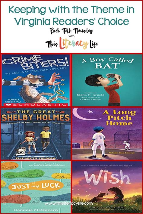 Keeping with the Theme in Virginia Readers' Choice | This Literacy Life