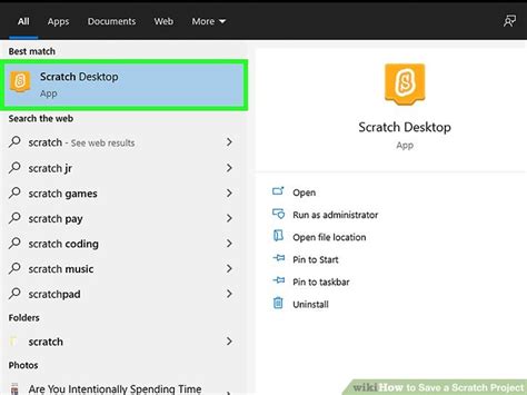 How to Save a Project in Scratch 的图像结果