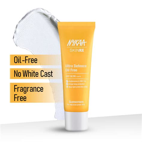 Buy Nykaa SKINRX Ultra Defence Oil-Free Sunscreen for Lightweight, Non ...